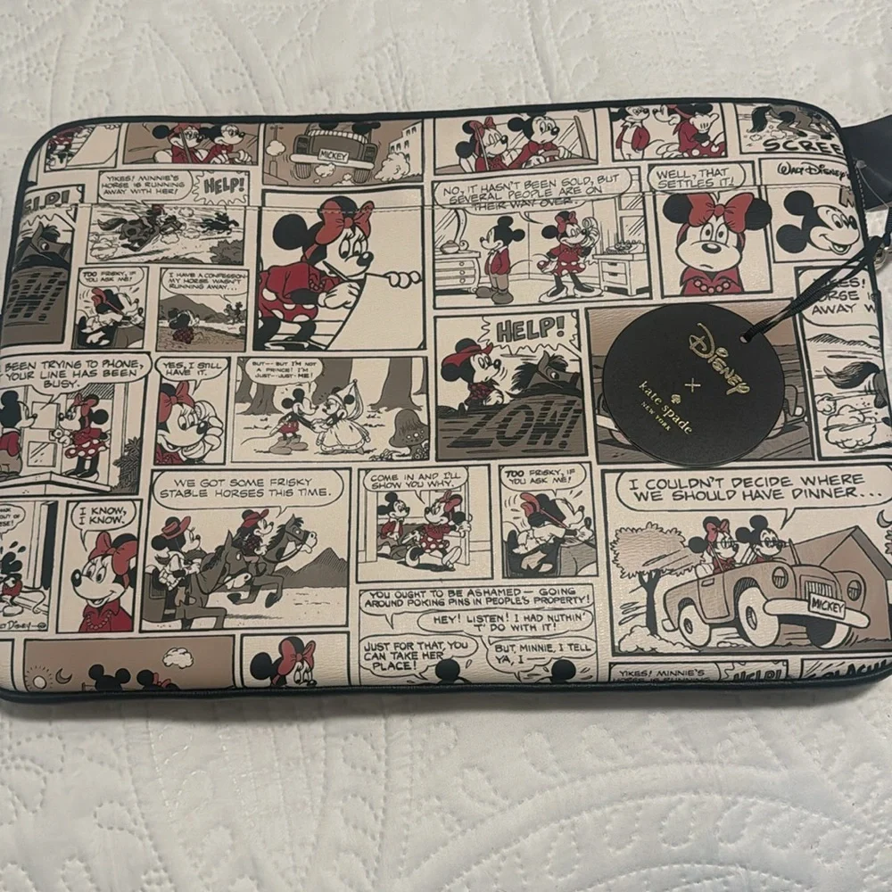 NWT - Laptop case - Kate Spade x Mickey & Minnie Mouse